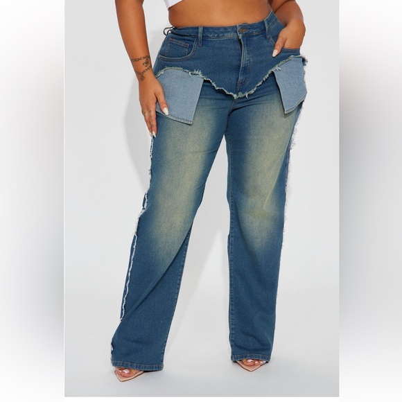 Stretch straight leg jeans - Picture 2 of 3